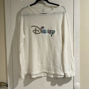 White Disney Thermal Shirt